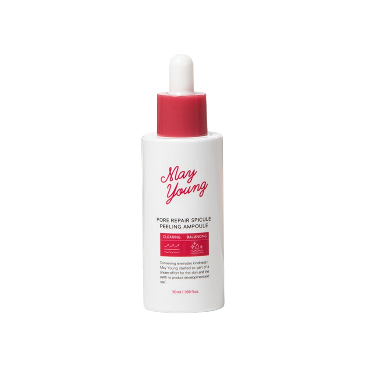 May Young May Young Pore Repair Spicule Peeling  Ampoule 50ml - soothing - front bottle shot