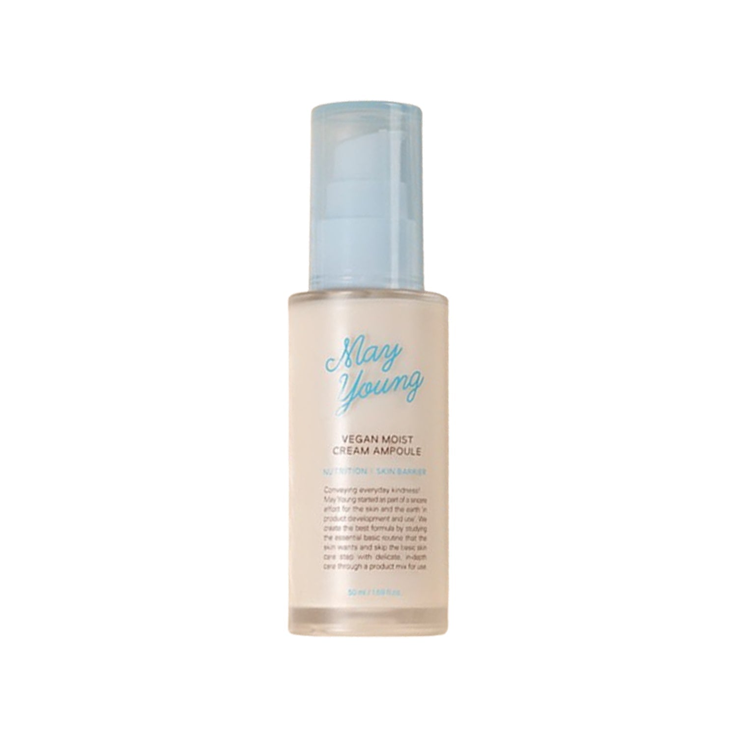 May Young May Young Vegan Moist Cream Ampoule 50ml - hydrating - front bottle shot