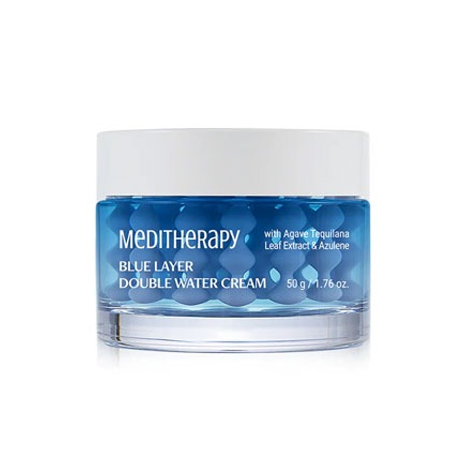 Meditherapy Meditherapy Blue Layer Double Water Cream 50g - hydrating - front bottle shot
