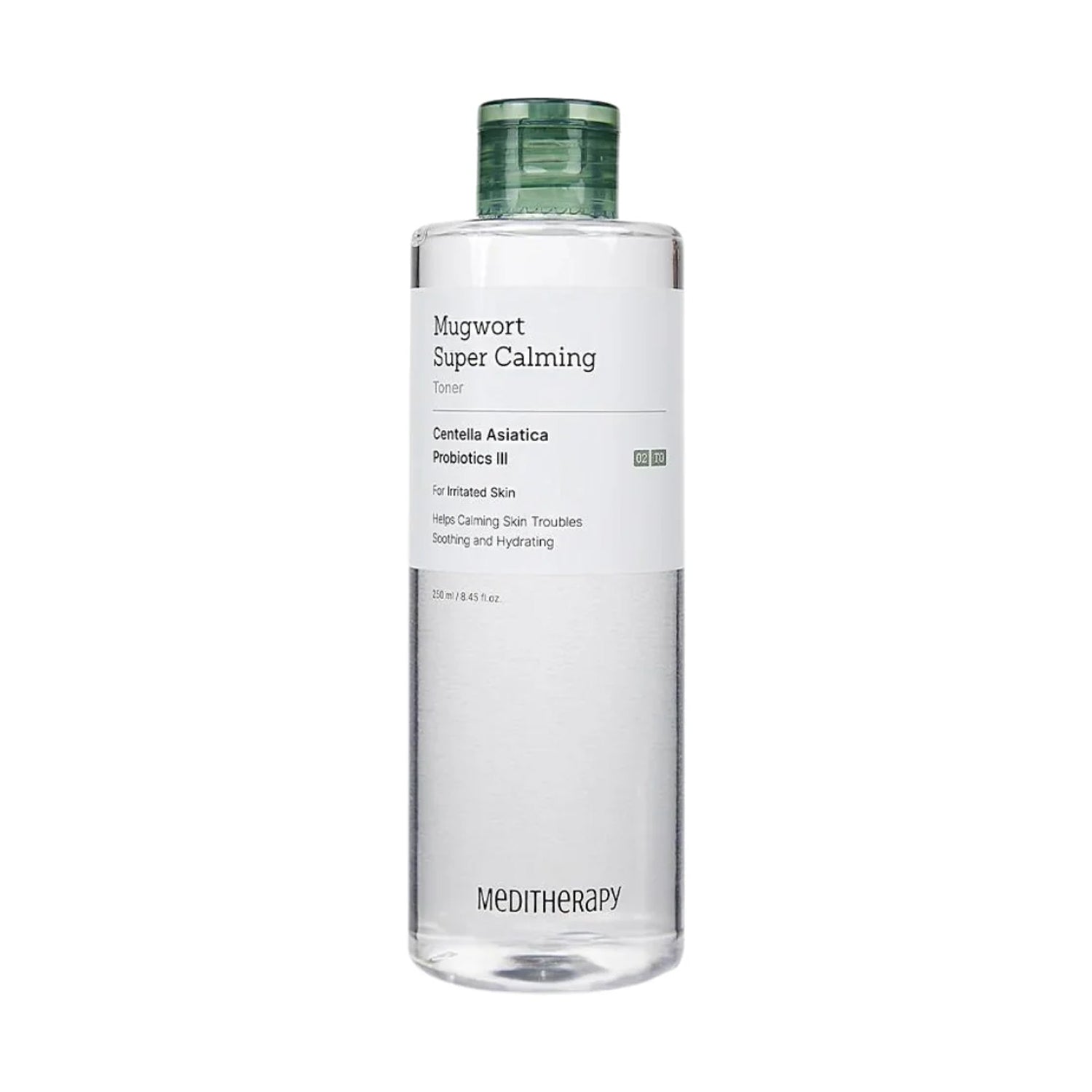 Meditherapy Meditherapy Mugwort Super Calming Toner 250ml - hydrating - front bottle shot