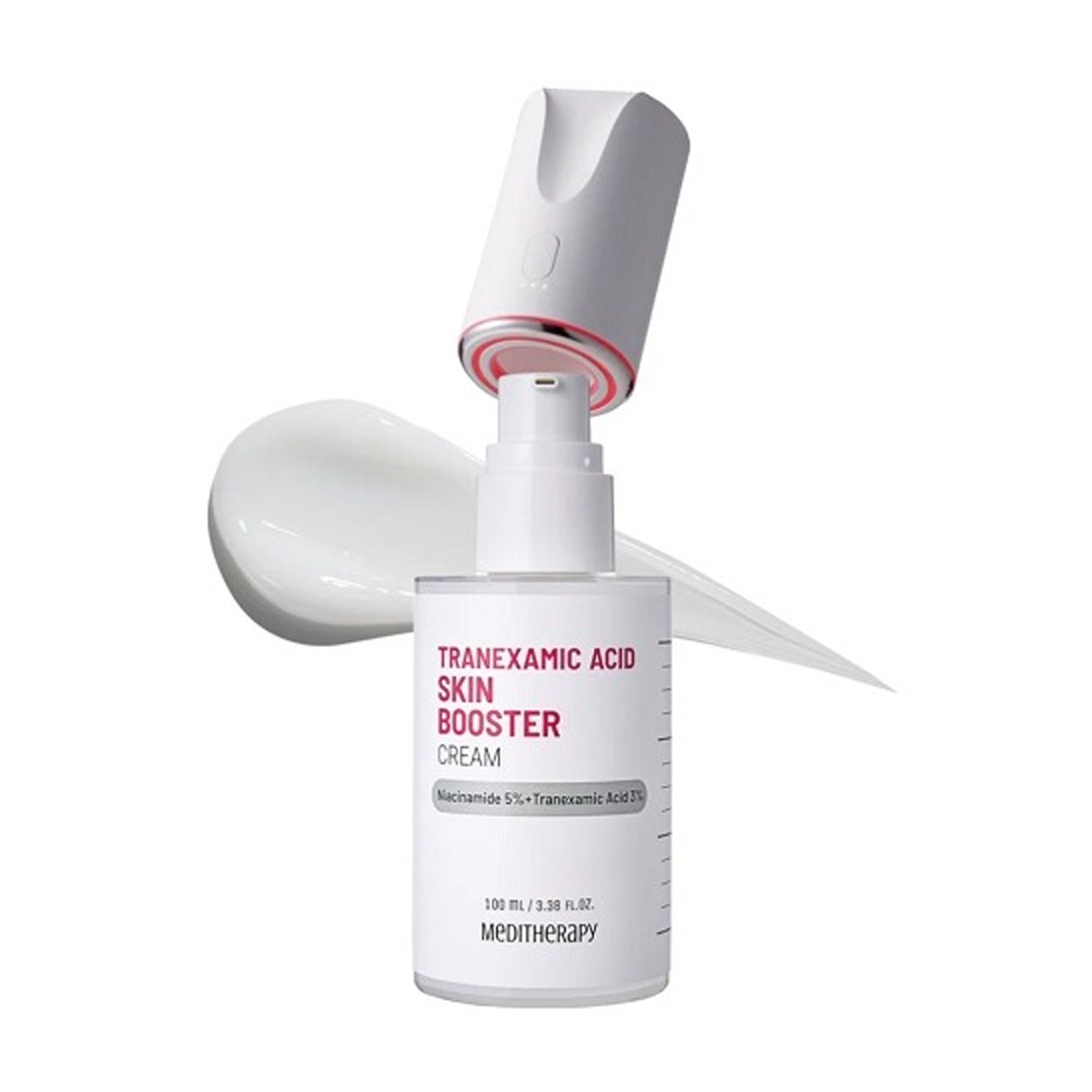 Meditherapy Meditherapy Tranexamic Acid Skin Booster Cream 100ml & Device Set - daily care - front bottle shot