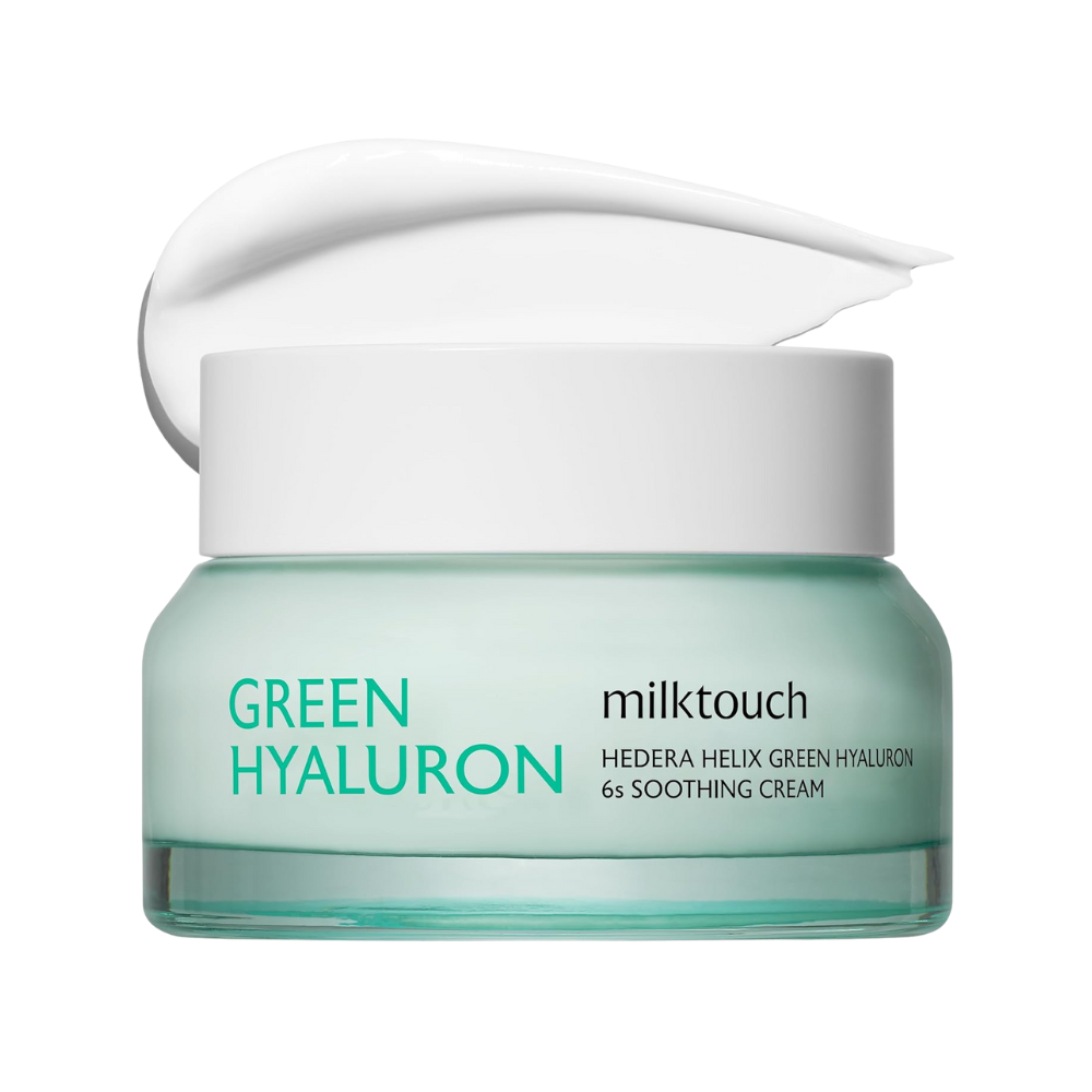 Milk Touch Milk Touch Green Hyaluron 6-Second Hydration Cream 50ml - hydrating - front bottle shot