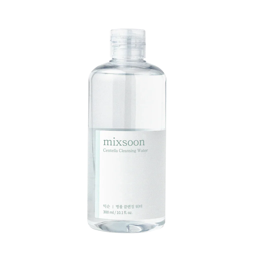 mixsoon mixsoon Centella Cleansing Water 300ml - soothing - front bottle shot