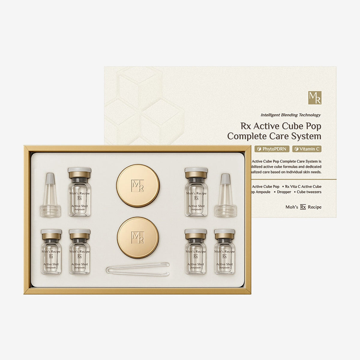 Moh's Recipe Moh's Recipe Rx Active Cube Pop Complete Care System - hydrating - front bottle shot