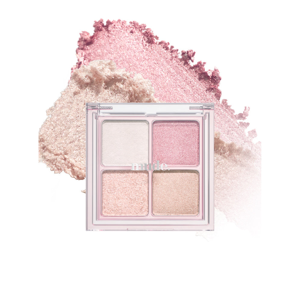 mude. mude. Full Bloom Glow Palette 01. Blooming - brightening - front bottle shot