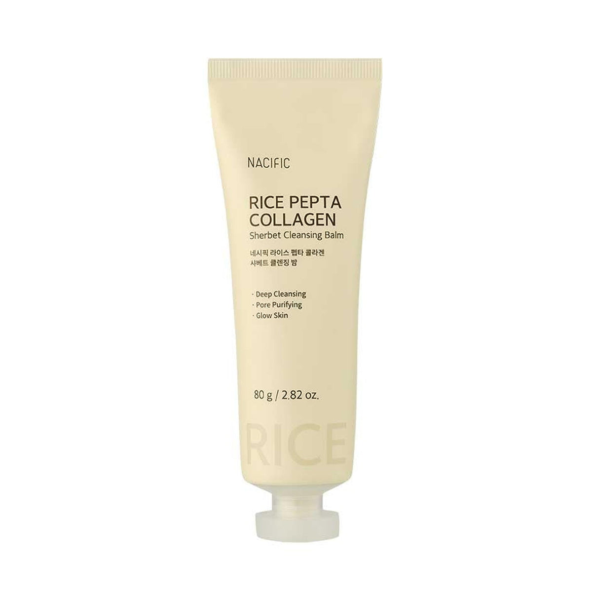 NACIFIC NACIFIC Rice Pepta Collagen Sherbet Cleansing Balm 80g - cleansing - front bottle shot