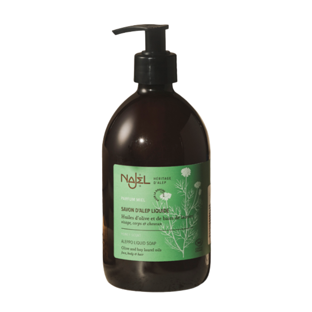 NAJEL NAJEL Liquid Soap Honey Scent – Natural Cleansing Pore Soap for Keratosis & Trouble Care 500ml - soothing - front