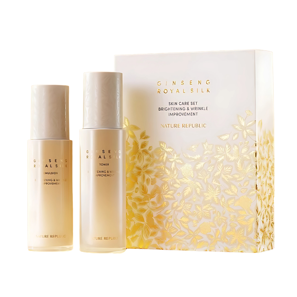 NATURE REPUBLIC NATURE REPUBLIC Ginseng Royal Silk Skincare 2-Piece Set - hydrating - front bottle shot