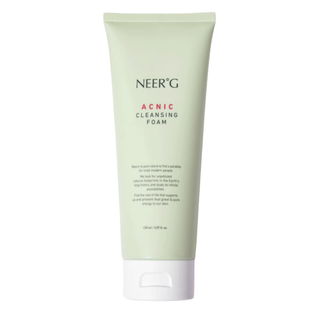 NEER'G NEER'G Acnic Cleansing Foam 150ml - soothing - front bottle shot
