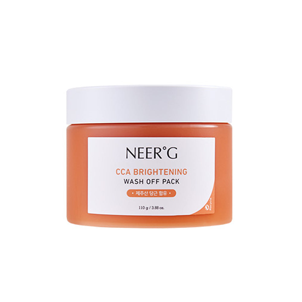 NEER'G NEER'G CCA Brightening Wash-Off Pack 110g - hydrating - front bottle shot