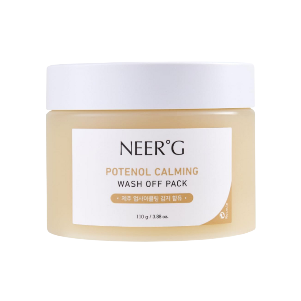 NEER'G NEER'G Potenol Calming Wash-Off Pack 110g - hydrating - front bottle shot