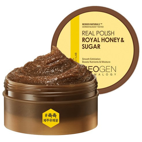 NEOGEN NEOGEN Dermalogy Real Polish Honey & Sugar 100g - nourishing - front bottle shot