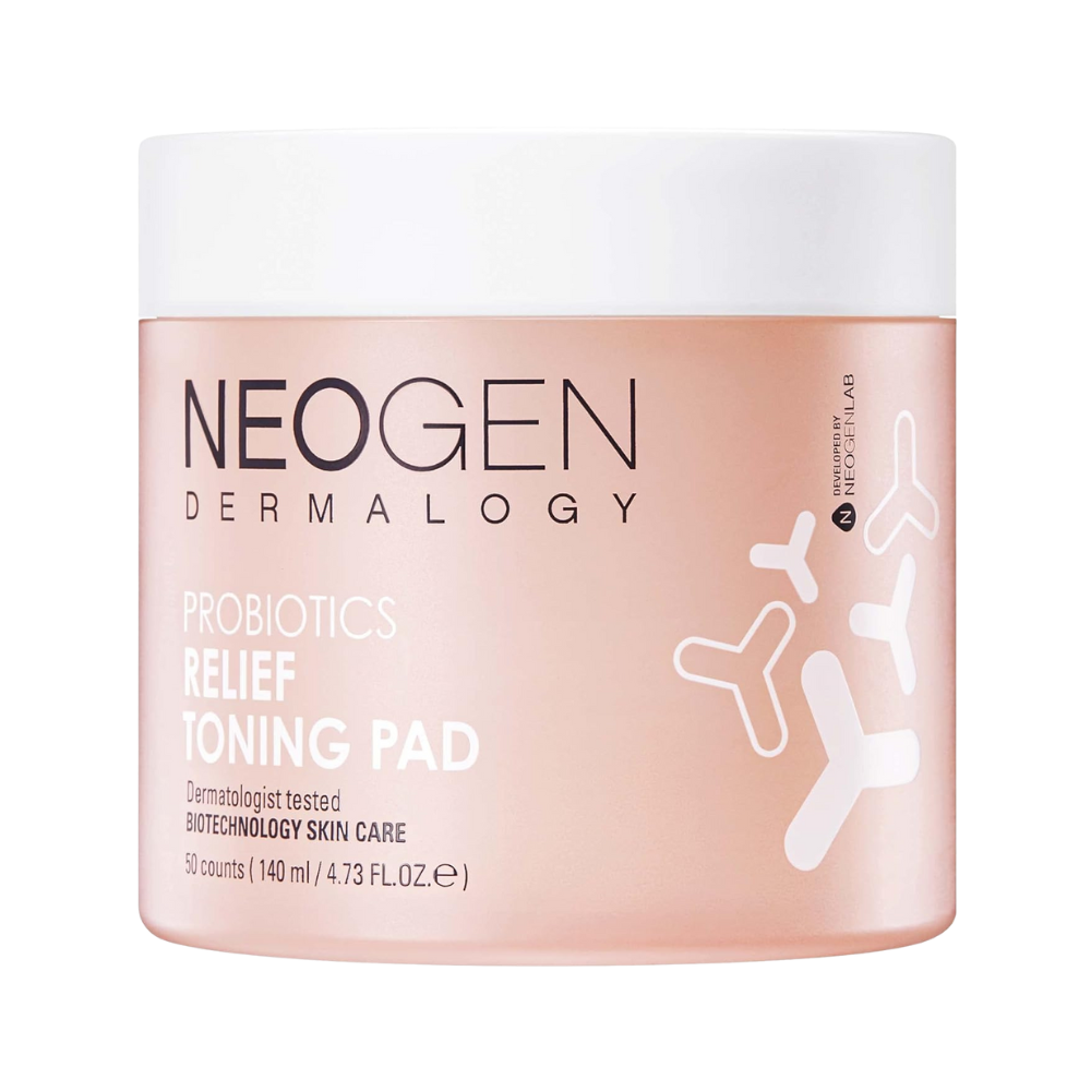 NEOGEN NEOGEN Probiotics Relief Toning Pads 140ml (50 Sheets) - hydrating - front bottle shot