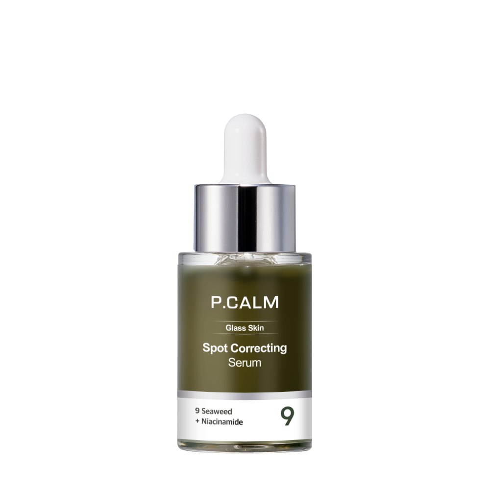 P.CALM P.CALM 9 Seaweed Spot Correcting Serum 30ml - soothing - front bottle shot