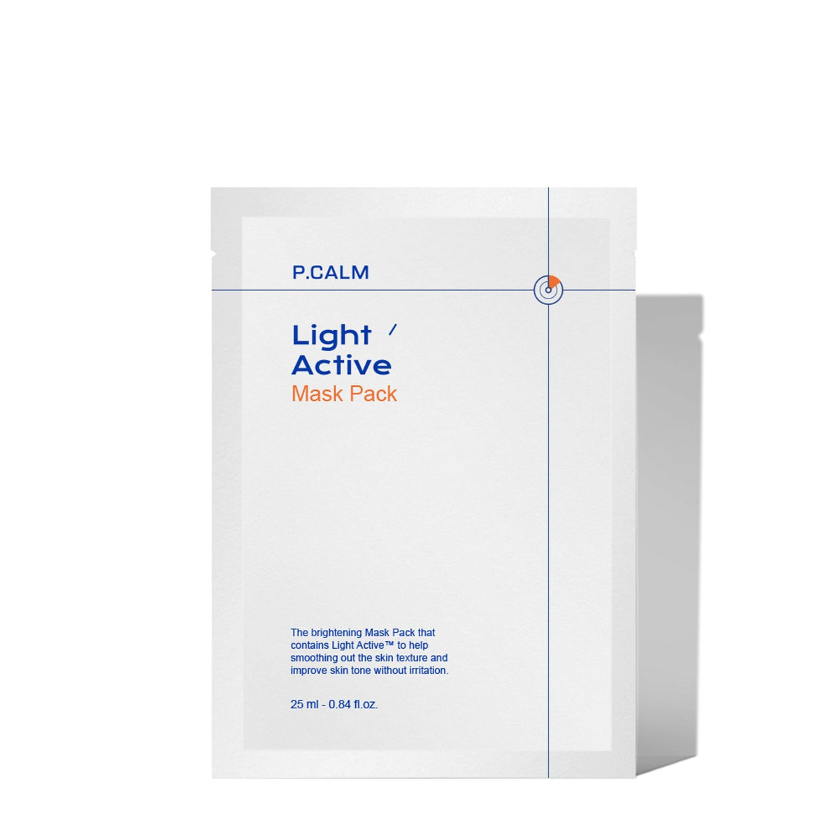 P.CALM P.CALM Light Active Mask Pack 25ml x 10ea - brightening - front bottle shot