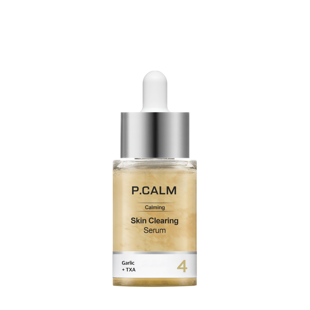 P.CALM P.CALM Garlic TXA 4 Skin Clearing Serum 30ml - hydrating - front bottle shot