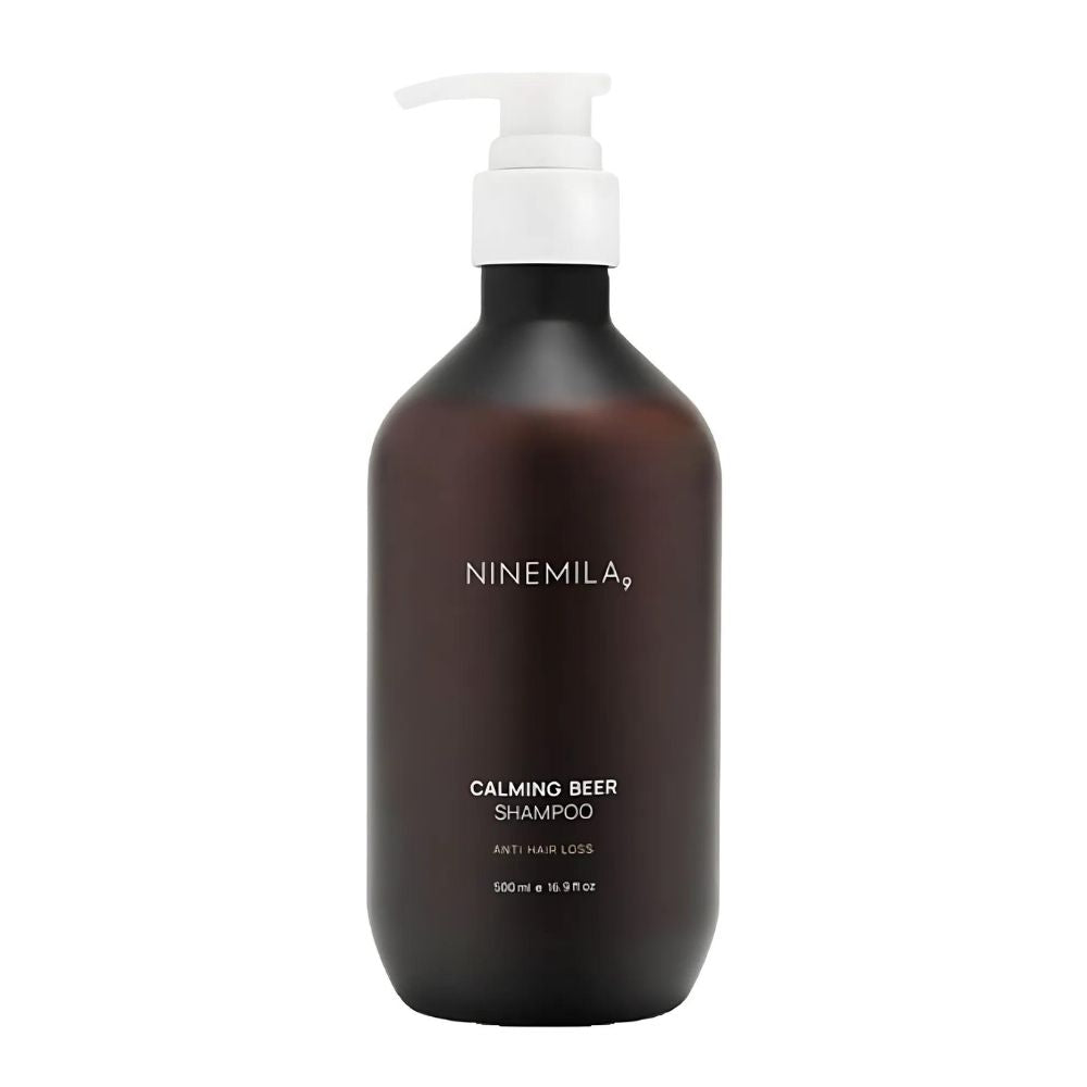 NINEMILA NINEMILA Calming Beer Shampoo 500ml - soothing - front bottle shot