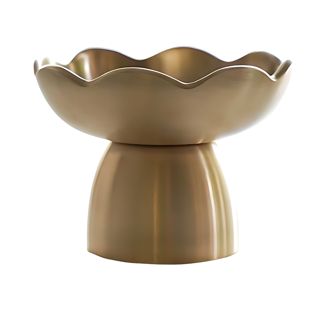 NOTDAM NOTDAM Bangjja Brassware Flower Gua Sha Massager with Complimentary Quilted Pouch - brightening - front bottle shot