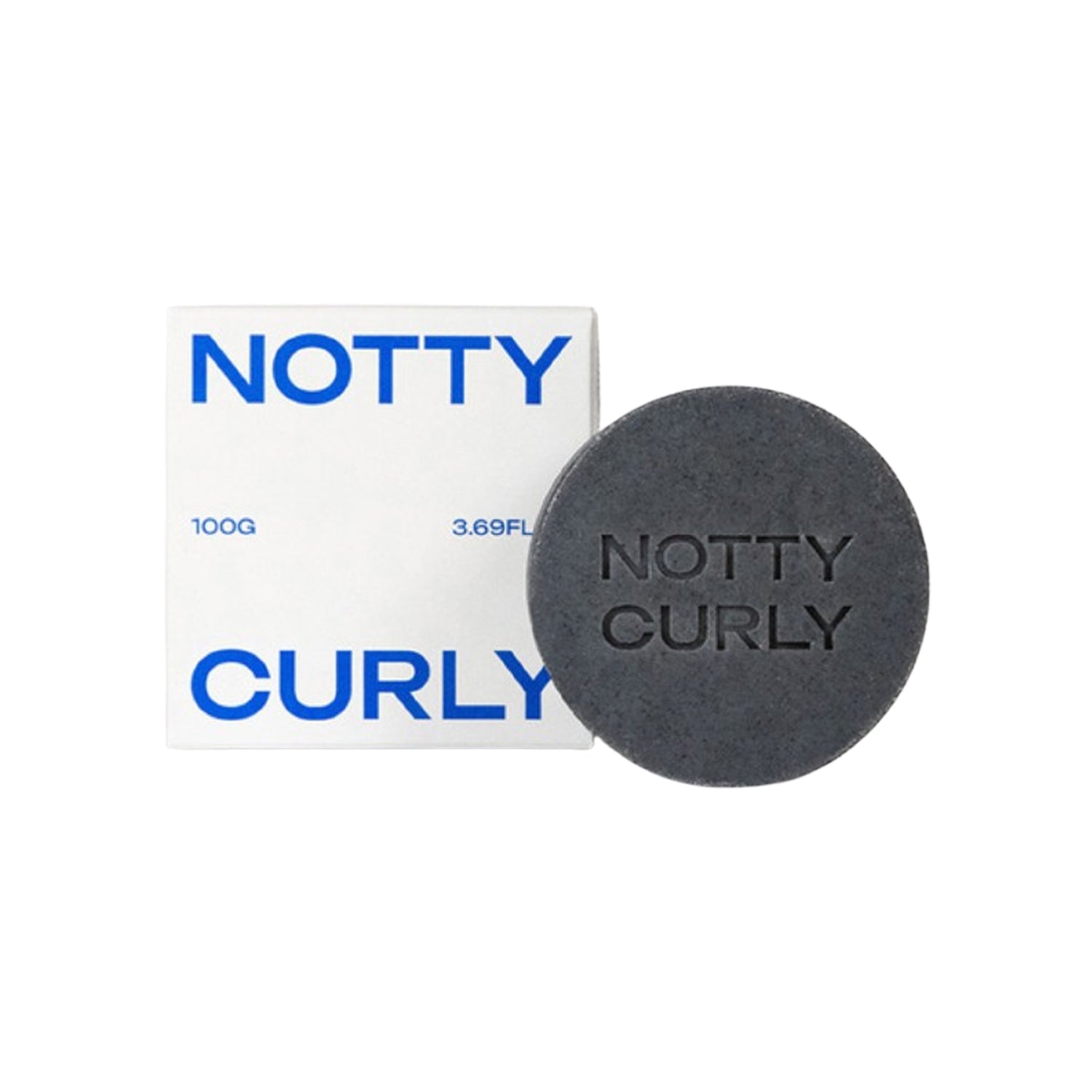 NOTTY CURLY NOTTY CURLY Charcoal & Dead Sea Salt Soap - pore care - front bottle shot