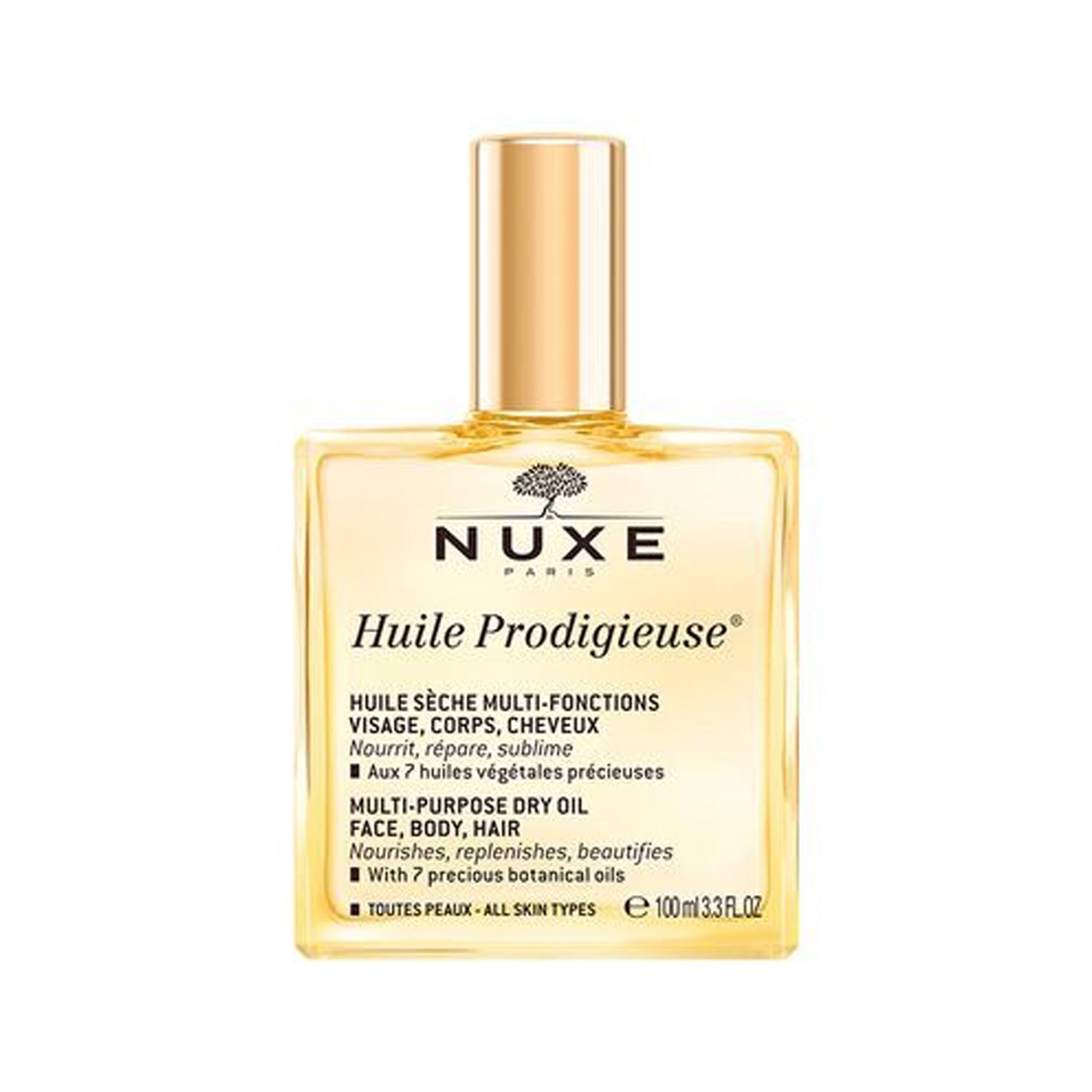 NUXE NUXE Huile Prodigieuse Multi-Purpose Dry Oil 100ml - hydrating - front bottle shot
