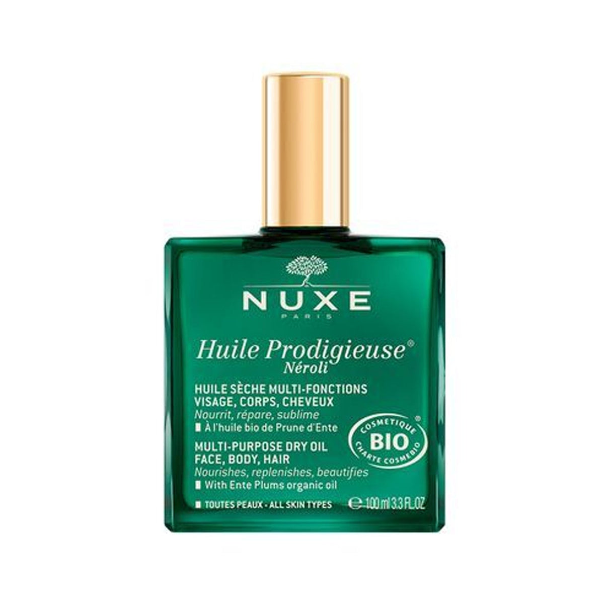 NUXE NUXE Huile Prodigieuse Neroli Multi-Purpose Dry Oil 100ml - sun protection - front bottle shot
