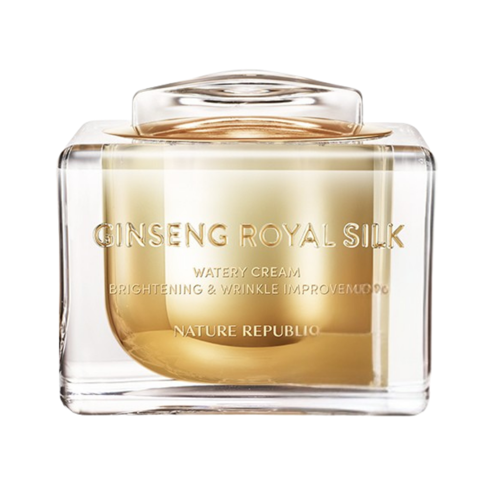 NATURE REPUBLIC Nature Republic Ginseng Gold Silk Watery Cream 60g - hydrating - front bottle shot