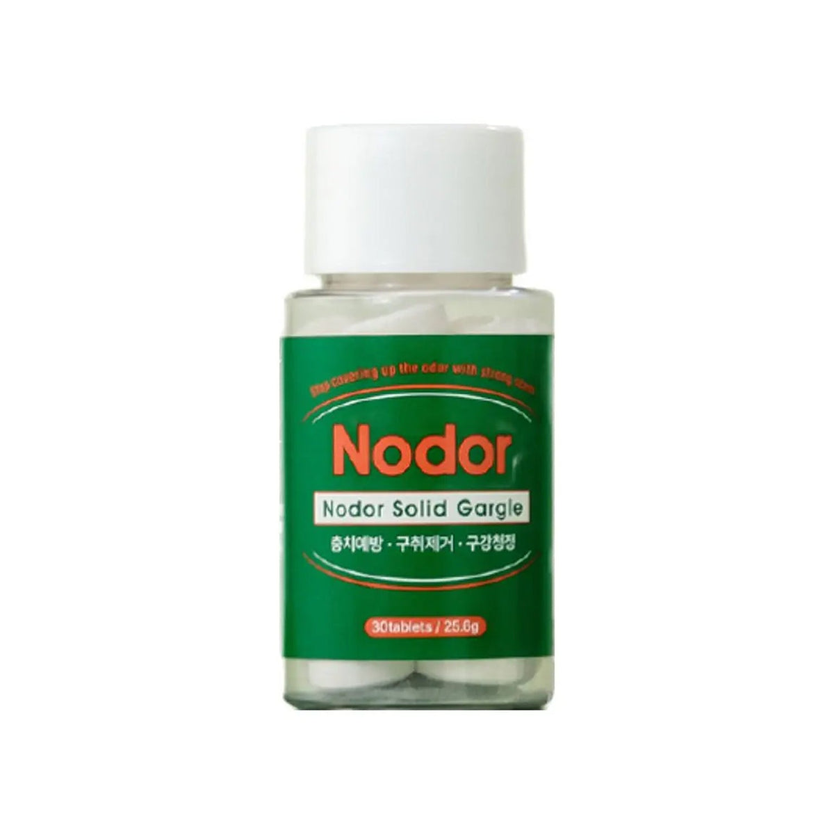 Nodor Nodor Solid Gargle 30 Tablets - daily care - front bottle shot