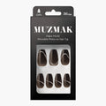 MUZMAK MUZMAK Nail Tips 36pcs #Noise (Coffin) - anti-aging - front bottle shot