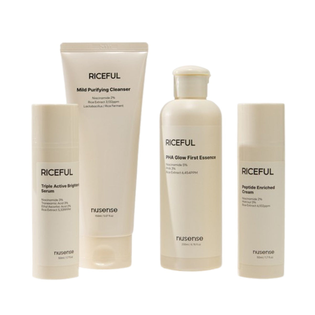 Nusense Nusense Pure Brightening Full Set - brightening - front bottle shot