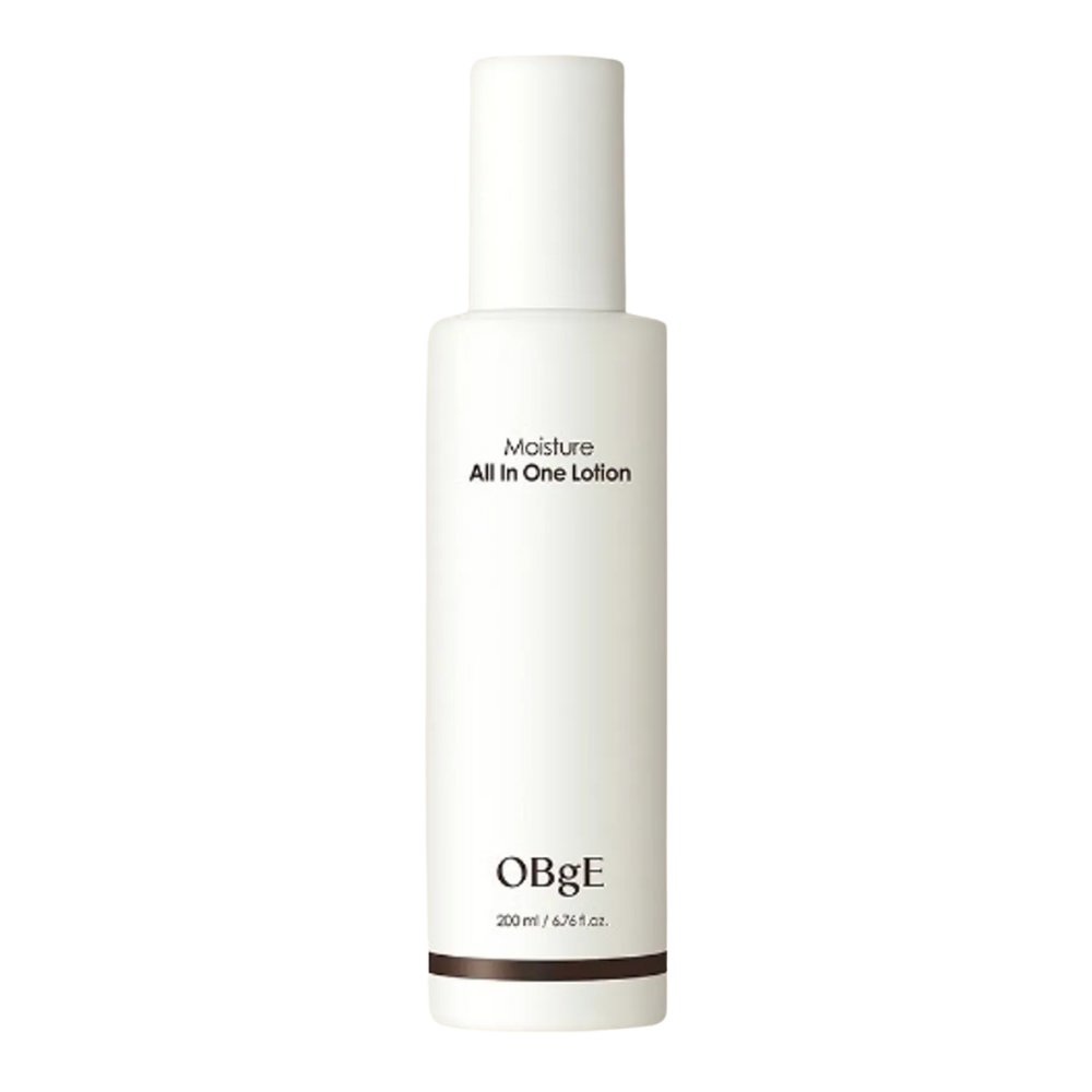 OBgE OBgE Moisture All In One Lotion 200ml - hydrating - front bottle shot