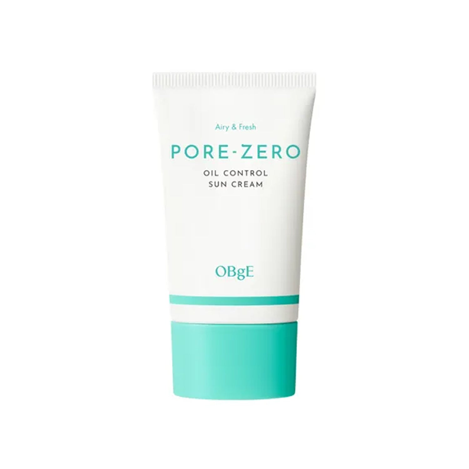 OBgE OBgE Pore Zero Oil Control Sun Cream 50ml - hydrating - front bottle shot