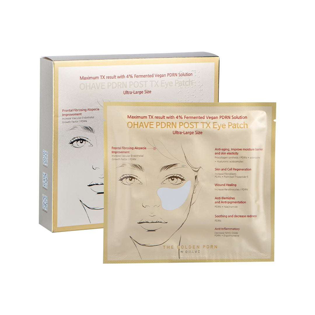 OHAVE OHAVE PDRN POST TX Eye Patch 1BOX - hydrating - front bottle shot