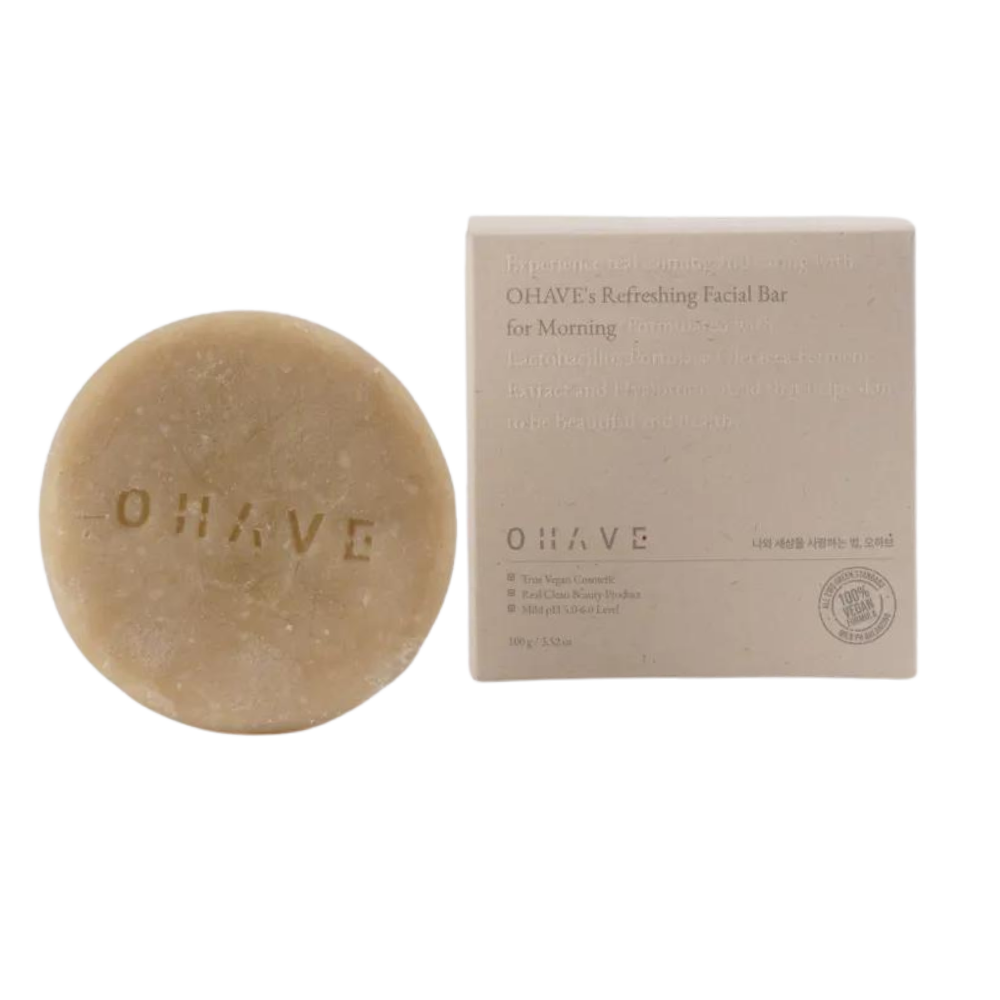 OHAVE OHAVE Refreshing Facial Bar For Morning 100g - hydrating - front bottle shot