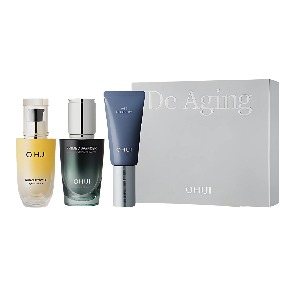 OHUI OHUI De-Aging Solution Starter Kit - hydrating - front bottle shot