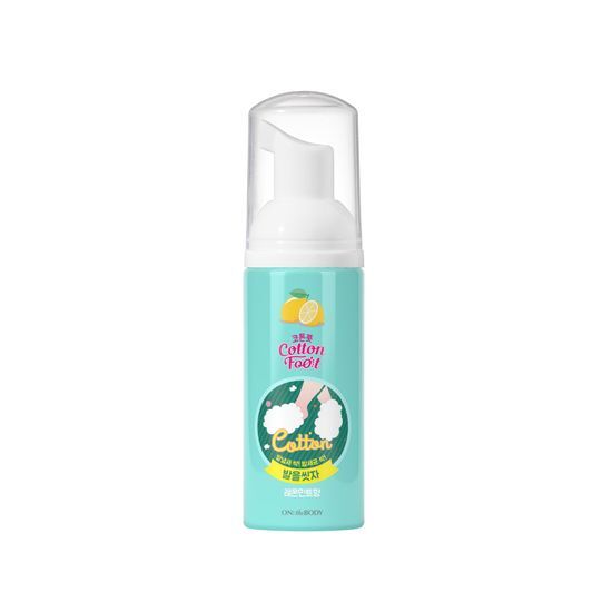 ON THE BODY ON THE BODY Cotton Foot Shampoo Mini #Lemon 50ml - soothing - front bottle shot