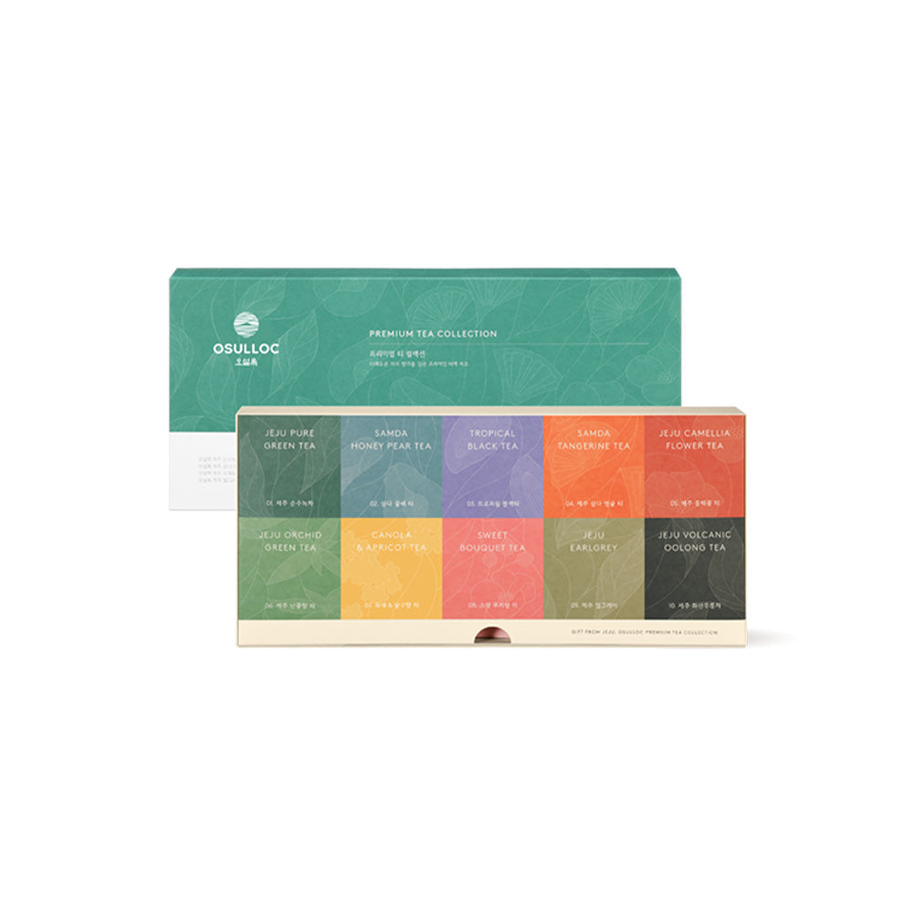 OSULLOC OSULLOC Premium Tea Collection (10 Flavors x 40ea) - hydrating - front bottle shot