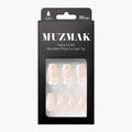 MUZMAK MUZMAK Nail Tips 36pcs #Objet(Coffin) - anti-aging - front bottle shot