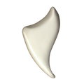 Oikeiosis Museum Oikeiosis Museum Rotund Ceramic Gua Sha (Triangular) - brightening - front bottle shot