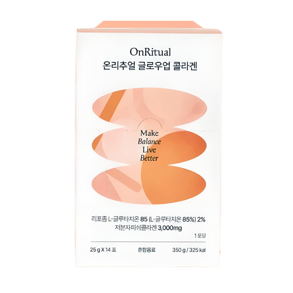 OnRitual OnRitual Glow-Up Collagen 1 Box (2-Week Supply) - hydrating - front bottle shot