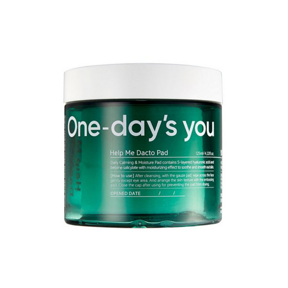One-day`s you One-day's you Help Me DACTO Pad 125ml (60pads) - hydrating - front bottle shot