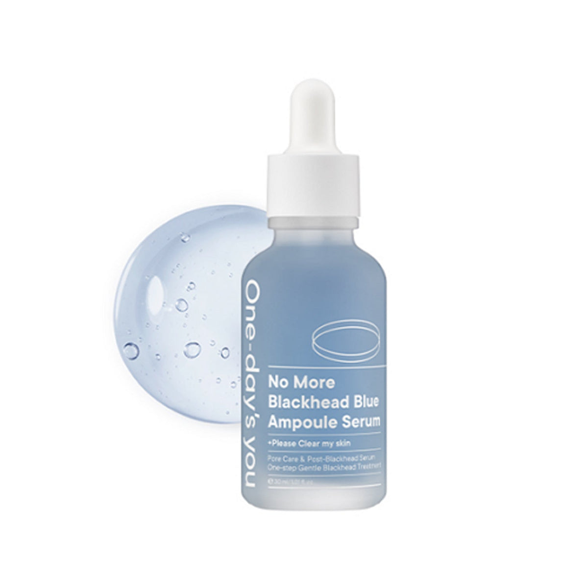 One-day`s you One-day's you No More Blackhead Blue Ampoule Serum 30ml - hydrating - front bottle shot