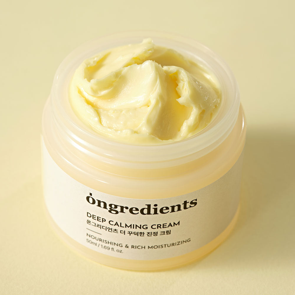 Ongredients Ongredients Deep Moisture Cream 50ml - hydrating - front bottle shot