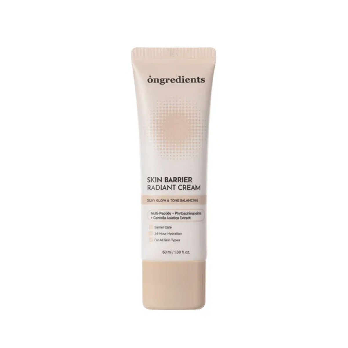 Ongredients Ongredients Skin Barrier Radiant Cream 50ml - soothing - front bottle shot