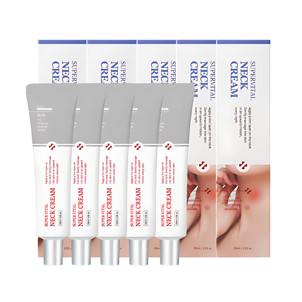 PAUL MEDISON PAUL MEDISON Supervital Neck Cream 30ml * 5ea - hydrating - front bottle shot