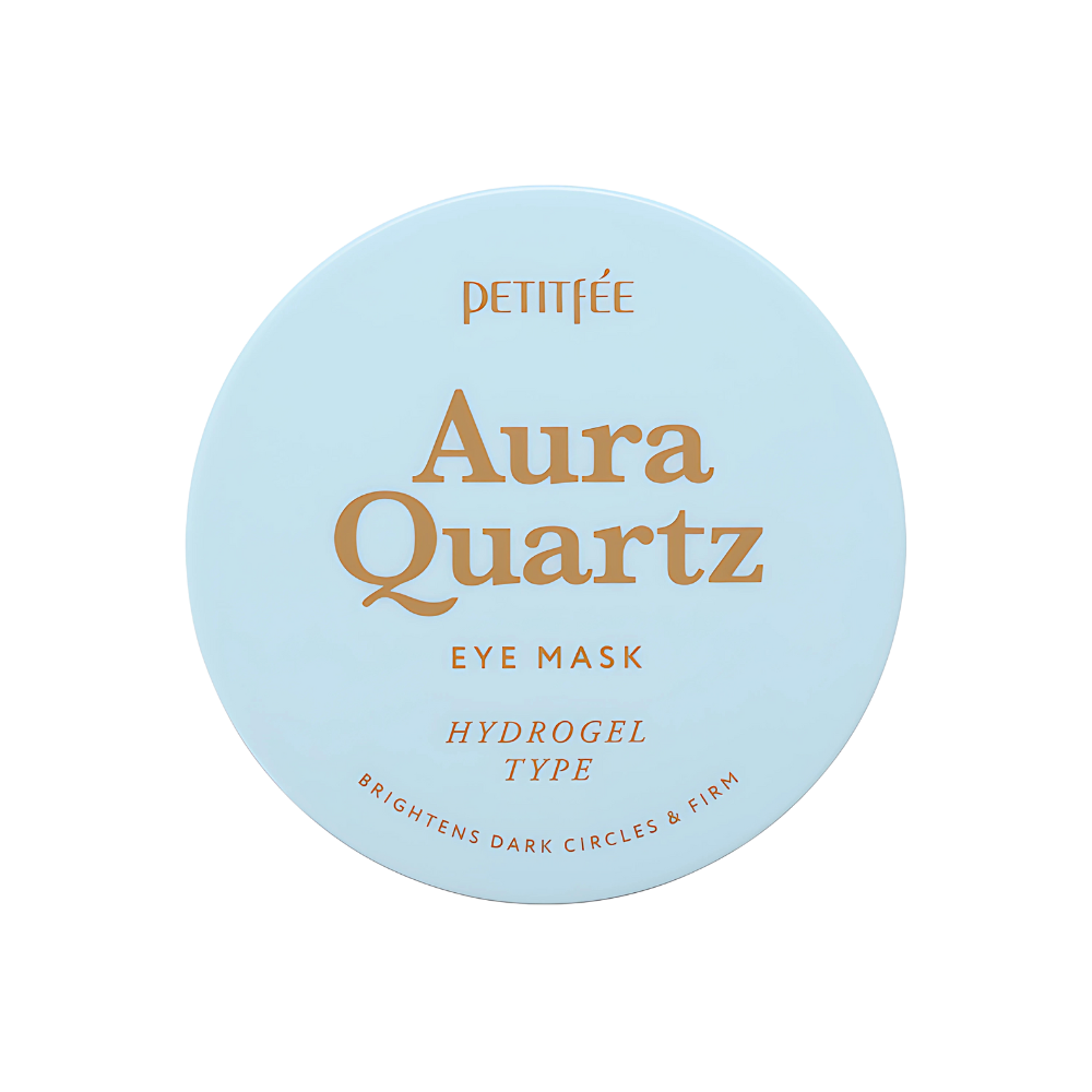 Petitfee PETITFEE Aura Quartz Hydrogel Eye Mask 86g x 60ea - hydrating - front bottle shot