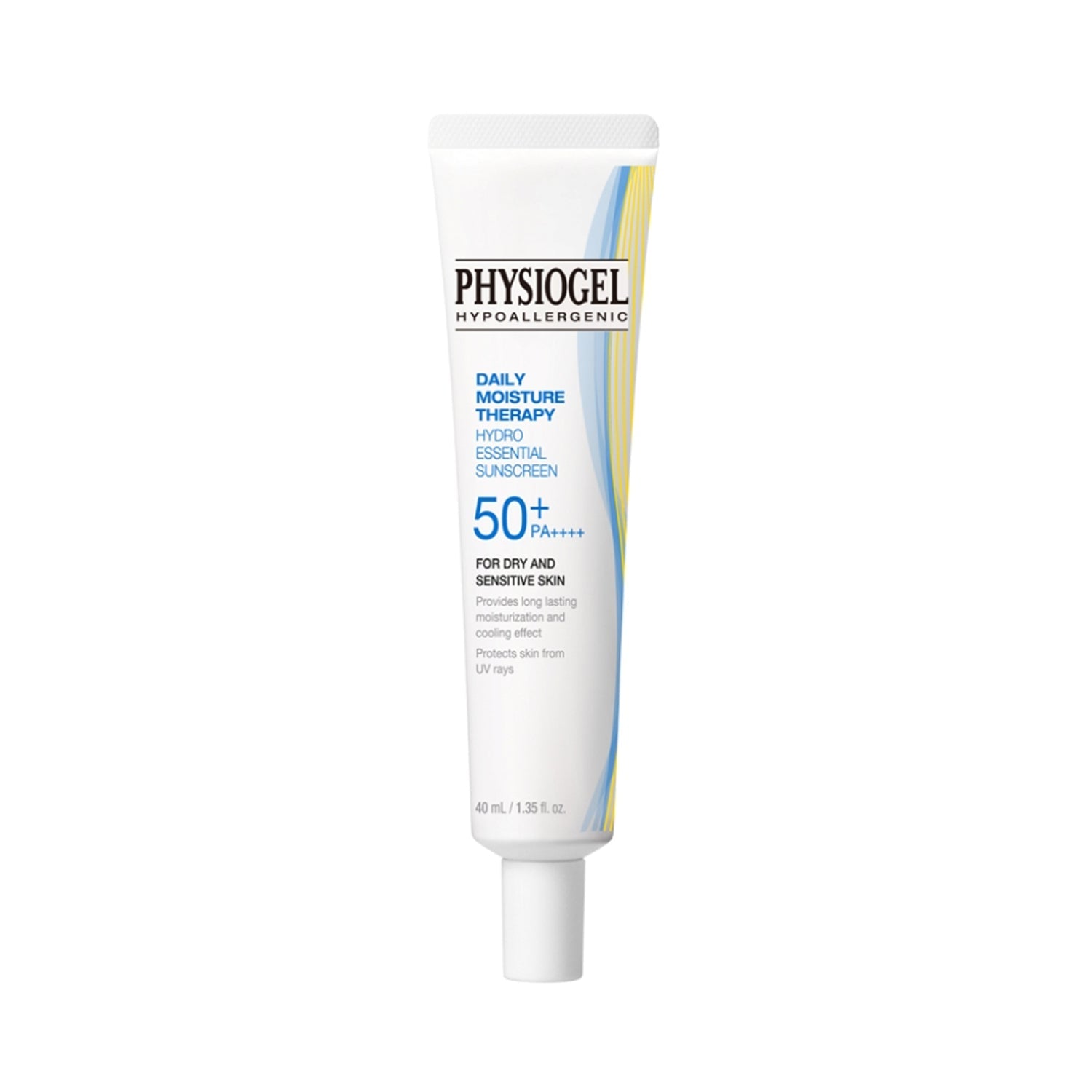 PHYSIOGEL PHYSIOGEL DMT Hydro Essential Sunscreen 40ml - hydrating - front bottle shot