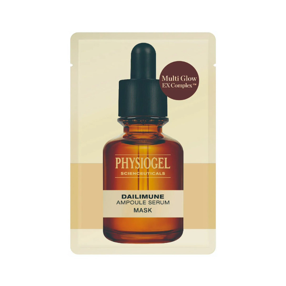 PHYSIOGEL PHYSIOGEL Scienceuticals DailiMune Ampoule Serum Mask 1 Sheet - hydrating - front bottle shot