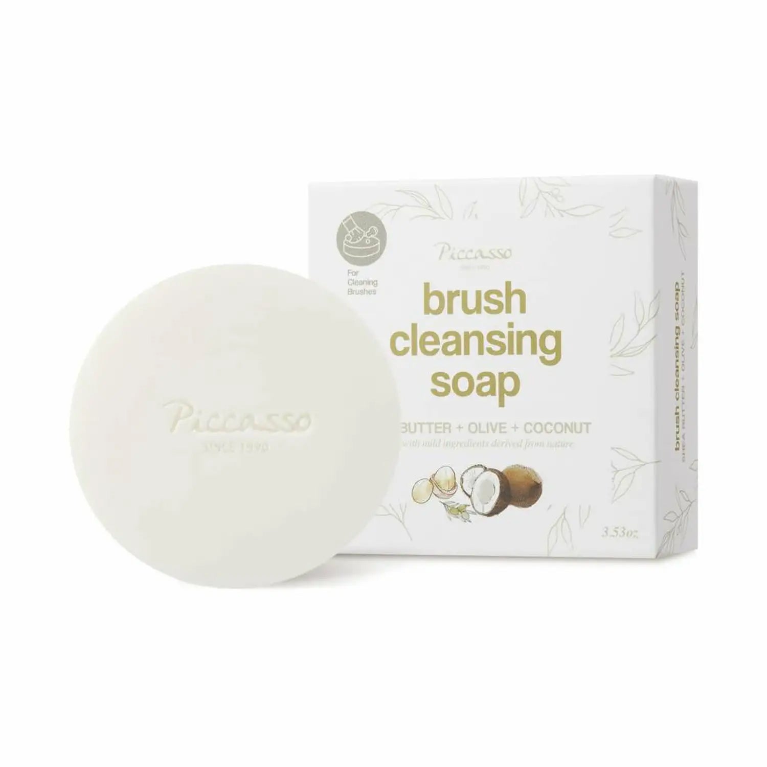 PICCASSO PICCASSO Brush Cleansing Soap 100g - acne care - front bottle shot