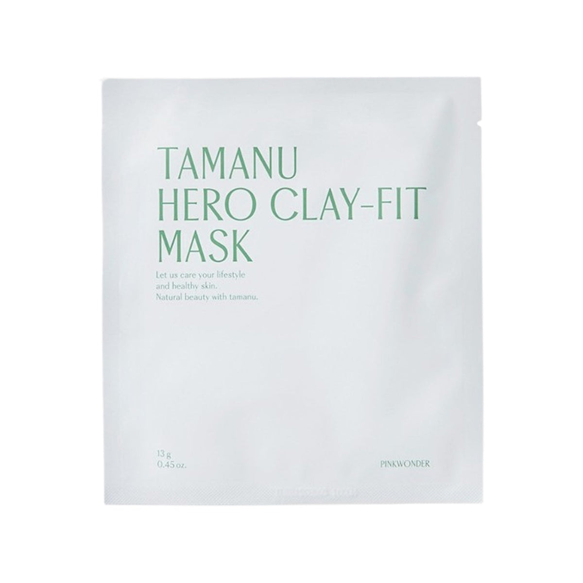 PINKWONDER PINKWONDER Tamanu Hero Clay-Fit Mask 3ea - hydrating - front bottle shot