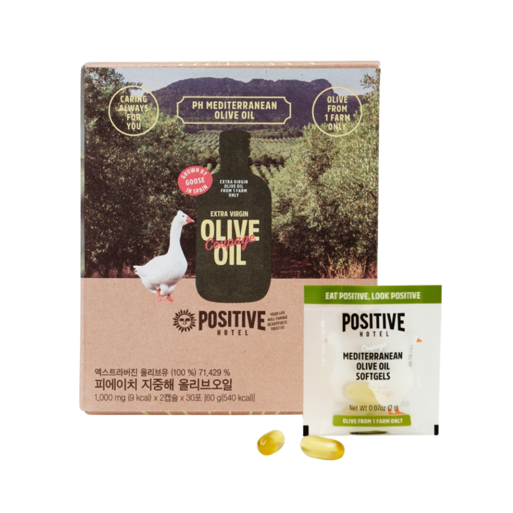 POSITIVE HOTEL POSITIVE HOTEL Acidity 0.1 Premium Olive Oil Capsules - Mediterranean Olive Oil Coupage (1 Box / 30 Sachets)